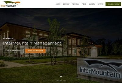 Screenshot of InterMountain website